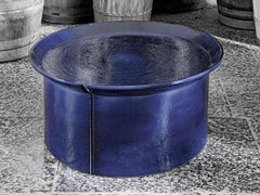 Gervasoni BRISE 44 Round Coffee Table - Federica Biasi - Blue