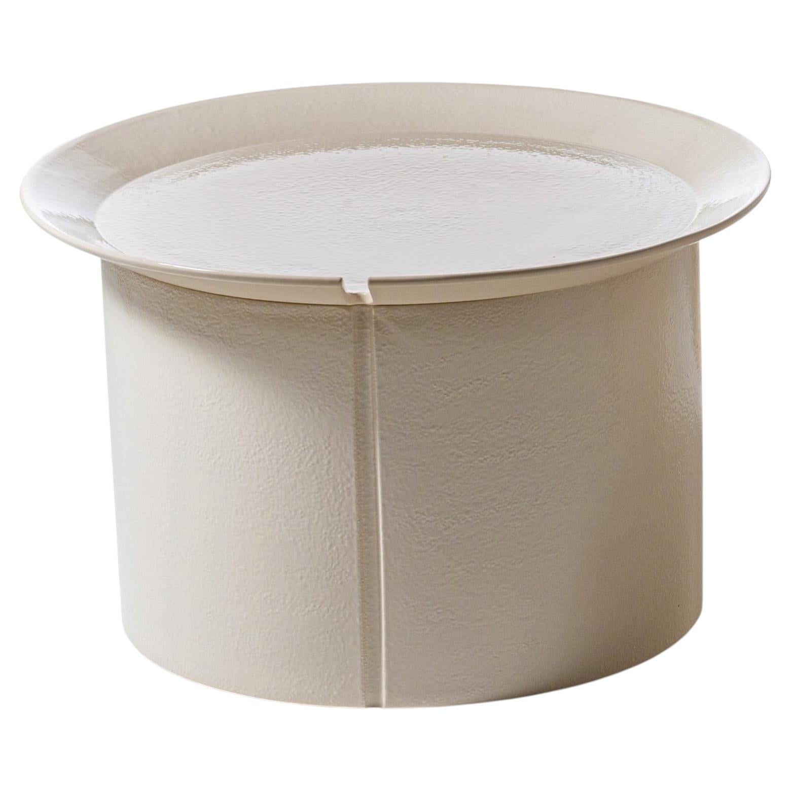Gervasoni BRISE 44 Round Coffee Table - Federica Biasi - White