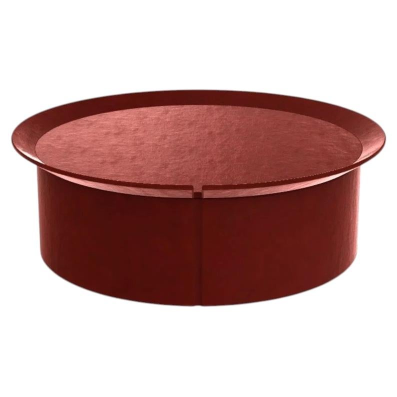 Gervasoni BRISE 46 Round Coffee Table - Federica Biasi - Red For Sale