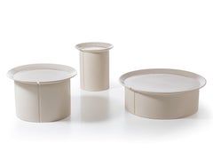 Gervasoni BRISE 46 Round Coffee Table - Federica Biasi - White