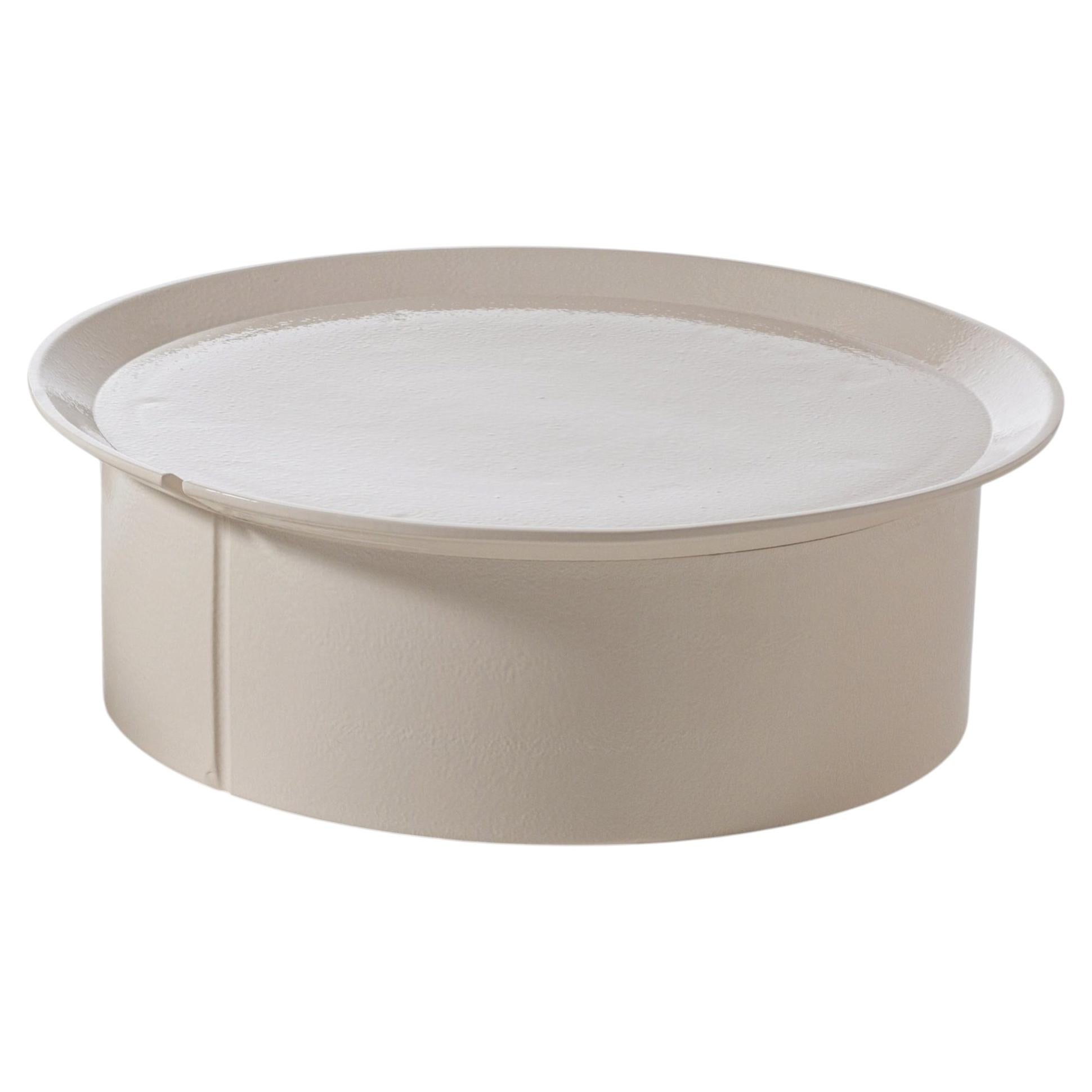 Gervasoni BRISE 46 Round Coffee Table - Federica Biasi - White