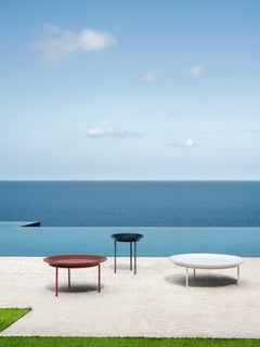 Gervasoni BRISE 53 Round Side Table - Federica Biasi - Blue