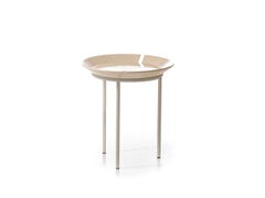 Gervasoni BRISE 53 Round Side Table - Federica Biasi - White