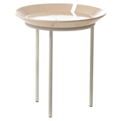Gervasoni BRISE 53 Round Side Table - Federica Biasi - White