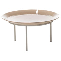 Gervasoni BRISE 54 Round Coffee Table - Federica Biasi - White