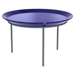 Gervasoni BRISE 54 Round Side Table - Federica Biasi - Blue