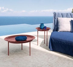 Gervasoni BRISE 54 Round Side Table - Federica Biasi - Red