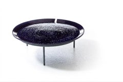 Gervasoni BRISE 56 Round Side Table - Federica Biasi - Blue