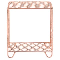 Gervasoni Cross 42 Side Table in Copper Plated Steel by Paola Navone