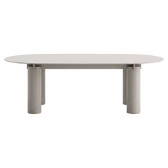 Gervasoni Daen 33 Oval Table with Glass Top – design Federico Peri - Ginger