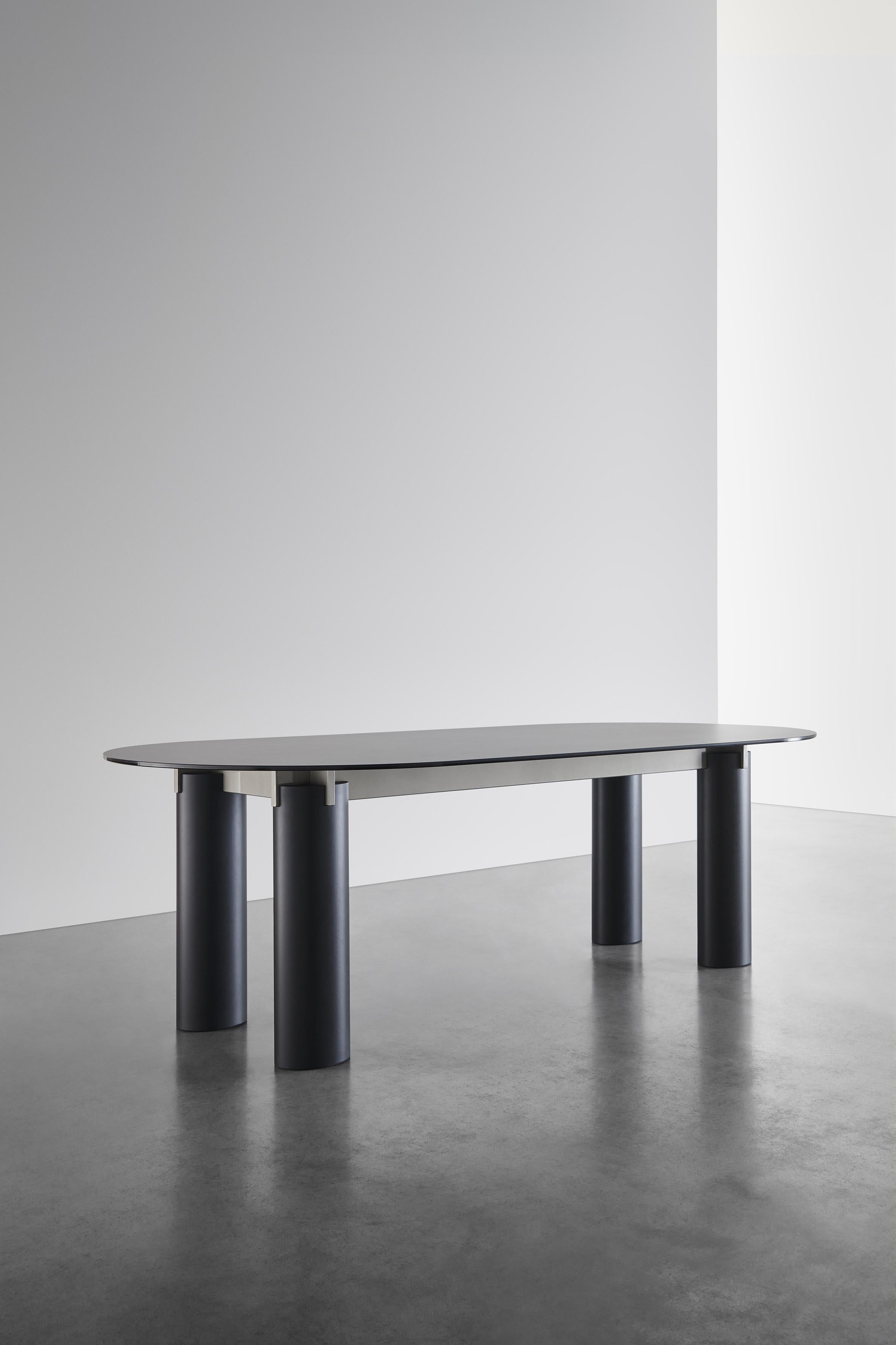 Contemporary Gervasoni Daen 34 Oval Table by Federico Peri For Sale