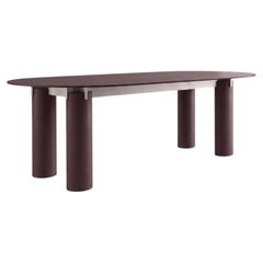 Gervasoni Daen 34 Tavolo ovale con piano in vetro - design Federico Peri - Data