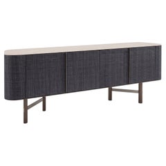 Gervasoni Daen 69 Sideboard with Lecce Stone Stoneware Top design Federico Peri
