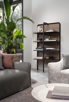 Gervasoni Daen 72 Bookshelf - Blueberry/Moreno – design Federico Peri