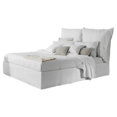 Gervasoni Double Double Bed with 180 cm Slatted Base (70.9 in) – Lino Bianco