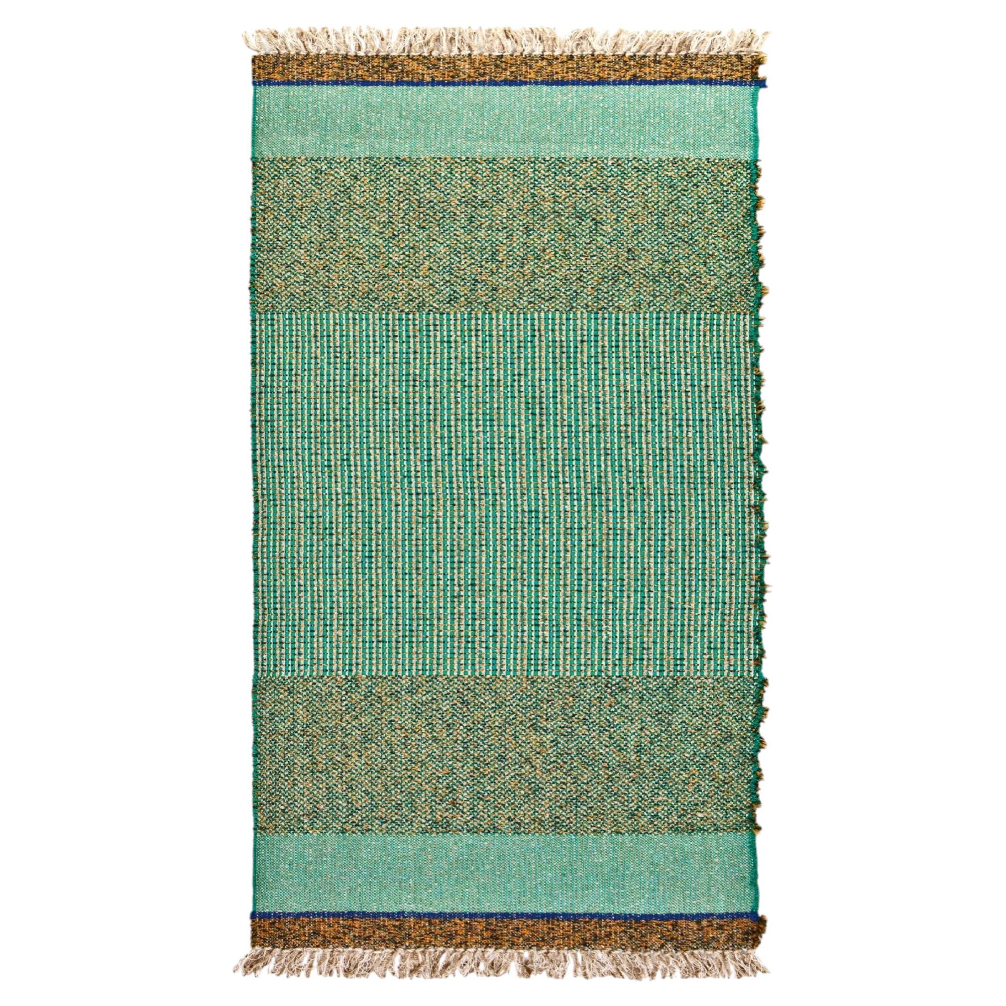 Gervasoni Eco Rug 02 - Vert - design Elena Sanguankeo en vente