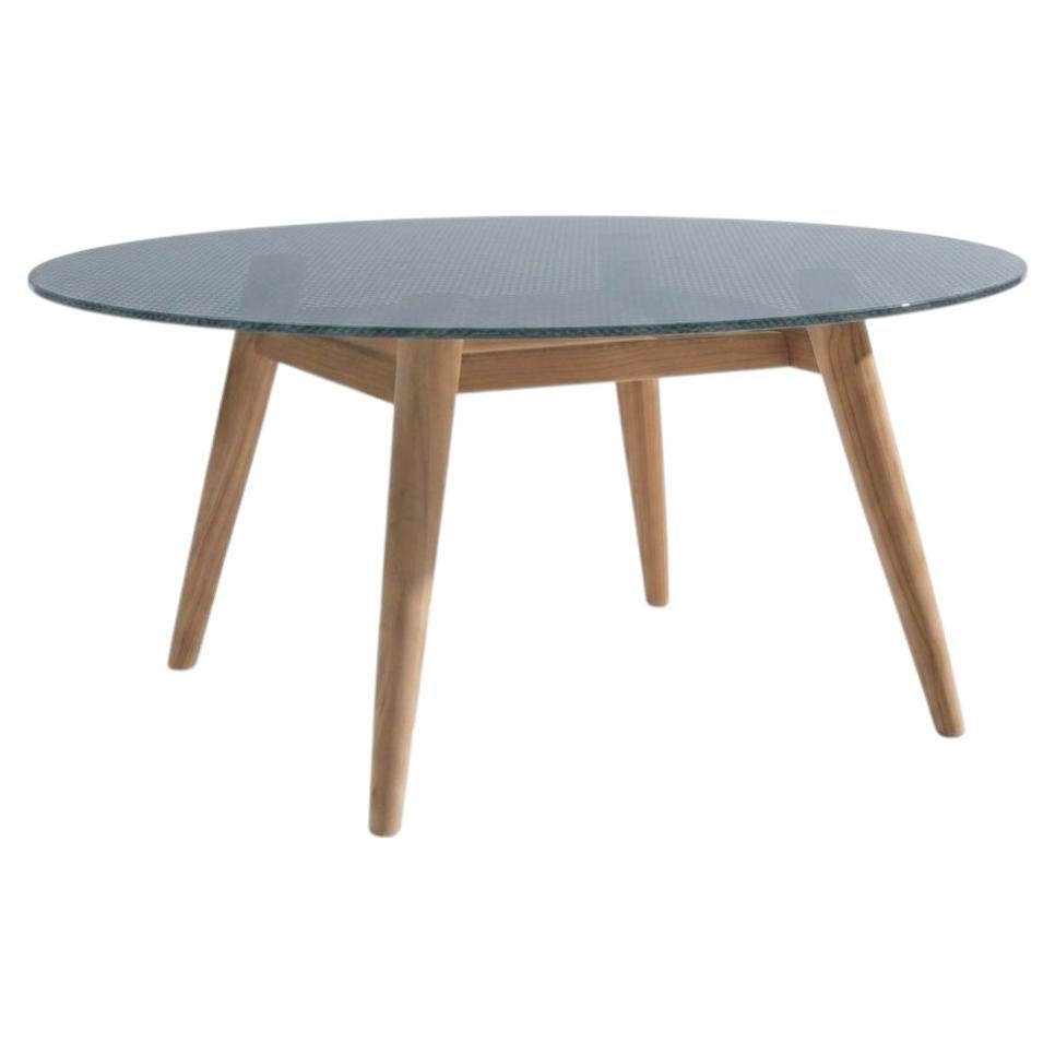 Gervasoni EIDOS 136 Round Dining Table - Glass top - Gabriele & Oscar Buratti