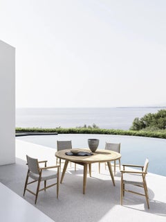 Gervasoni EIDOS 136 Round Dining Table - Teak - Gabriele & Oscar Buratti