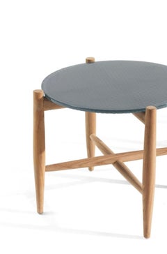 Gervasoni EIDOS 141 Round Coffee Table - Glass top - Gabriele & Oscar Buratti