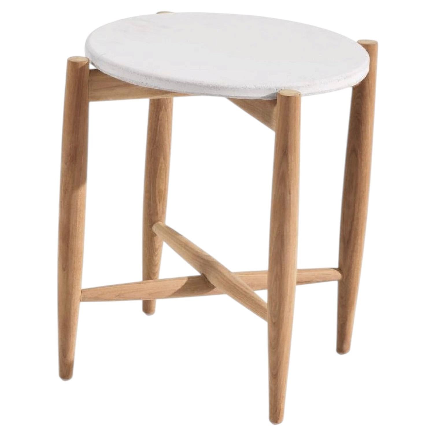 Gervasoni EIDOS 143 Round Coffee Table - Concrete top - Gabriele & Oscar Buratti