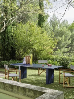 Gervasoni EIDOS 33 Outdoor Dining Table - Gabriele & Oscar Buratti - SkyBlue
