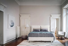 Cama doble con somier Gervasoni Fly 160 cm - Cervino