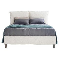 Cama doble con somier Gervasoni Fly 160 cm - Cervino