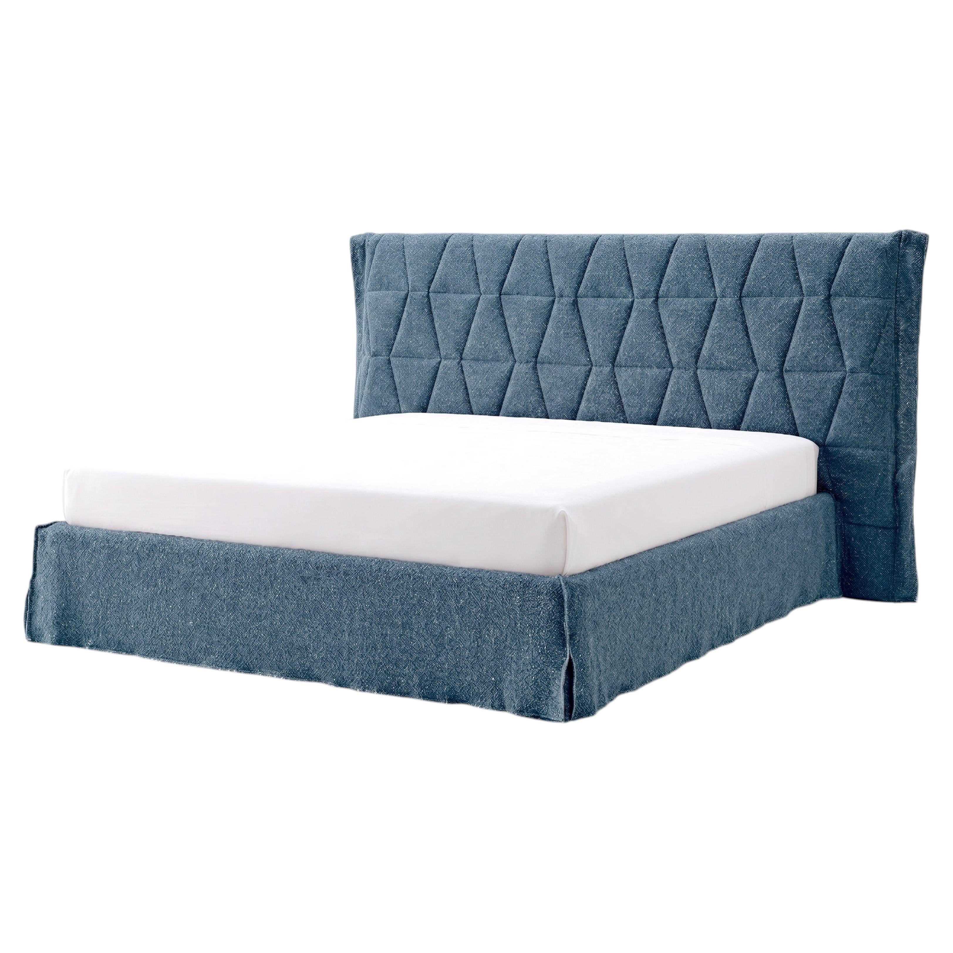 Gervasoni Gem 80 Double Bed with Slatted Base 160 cm (63 in) For Sale