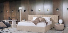 Letto matrimoniale con rete a doghe Gervasoni Gem 81 180 cm