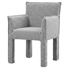 Gervasoni Ghost 125 – Upholstered Chair with armrests - Heron