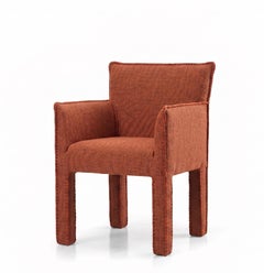 Gervasoni Ghost 125 – Upholstered Chair with armrests - New Linum