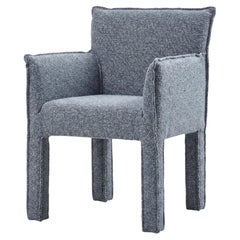 Gervasoni Ghost 125 – Upholstered Chair with armrests - Peacock