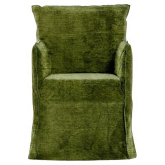 Gervasoni Ghost 25 – Upholstered Chair with Armrests - Demetra