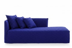 Gervasoni Ghost 30 L – Modular Sofa / Dormeuse (Left Armrest) - 3D blu