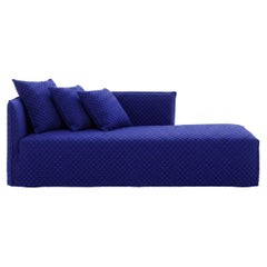 Gervasoni Ghost 30 L – Modular Sofa / Dormeuse (Left Armrest) - 3D blu