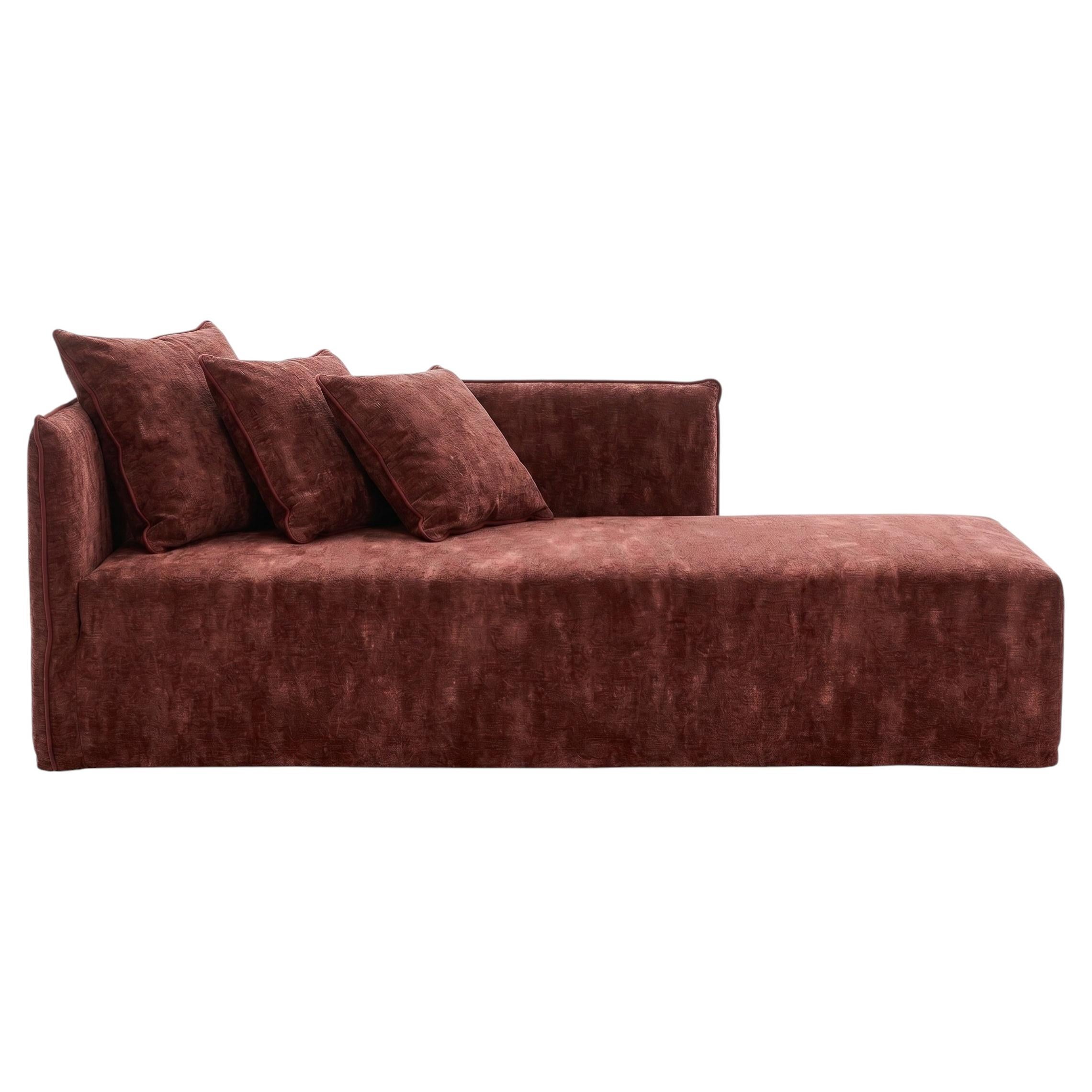 Gervasoni Ghost 30 L – Modular Sofa / Dormeuse (Left Armrest) - Aurora