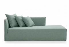 Gervasoni Ghost 30 L - Divano modulare / Dormeuse (Bracciolo sinistro) - Menta