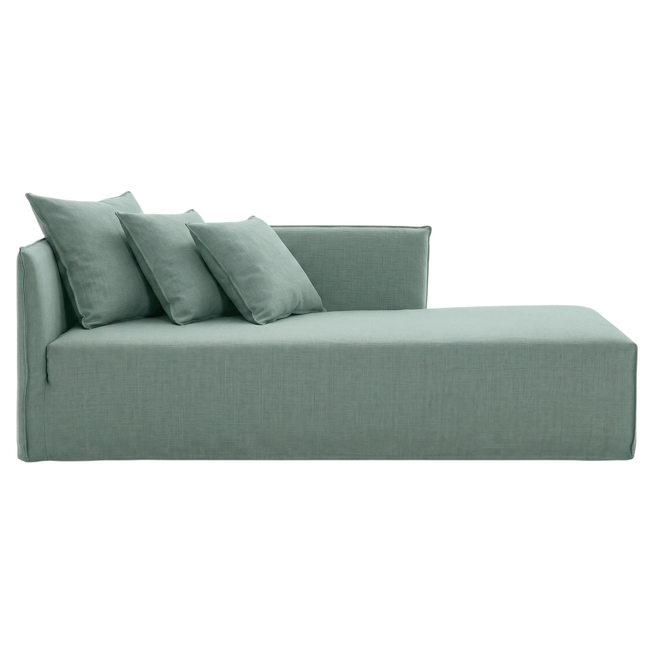 Gervasoni Ghost 30 L – Modular Sofa / Dormeuse (Left Armrest) - Mint