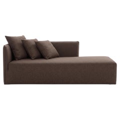 Gervasoni Ghost 30 L - Divano modulare / Dormeuse (bracciolo sinistro) - Moka