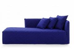 Gervasoni Ghost 30 R – Modular Sofa / Dormeuse (Right Armrest) - 3D blu