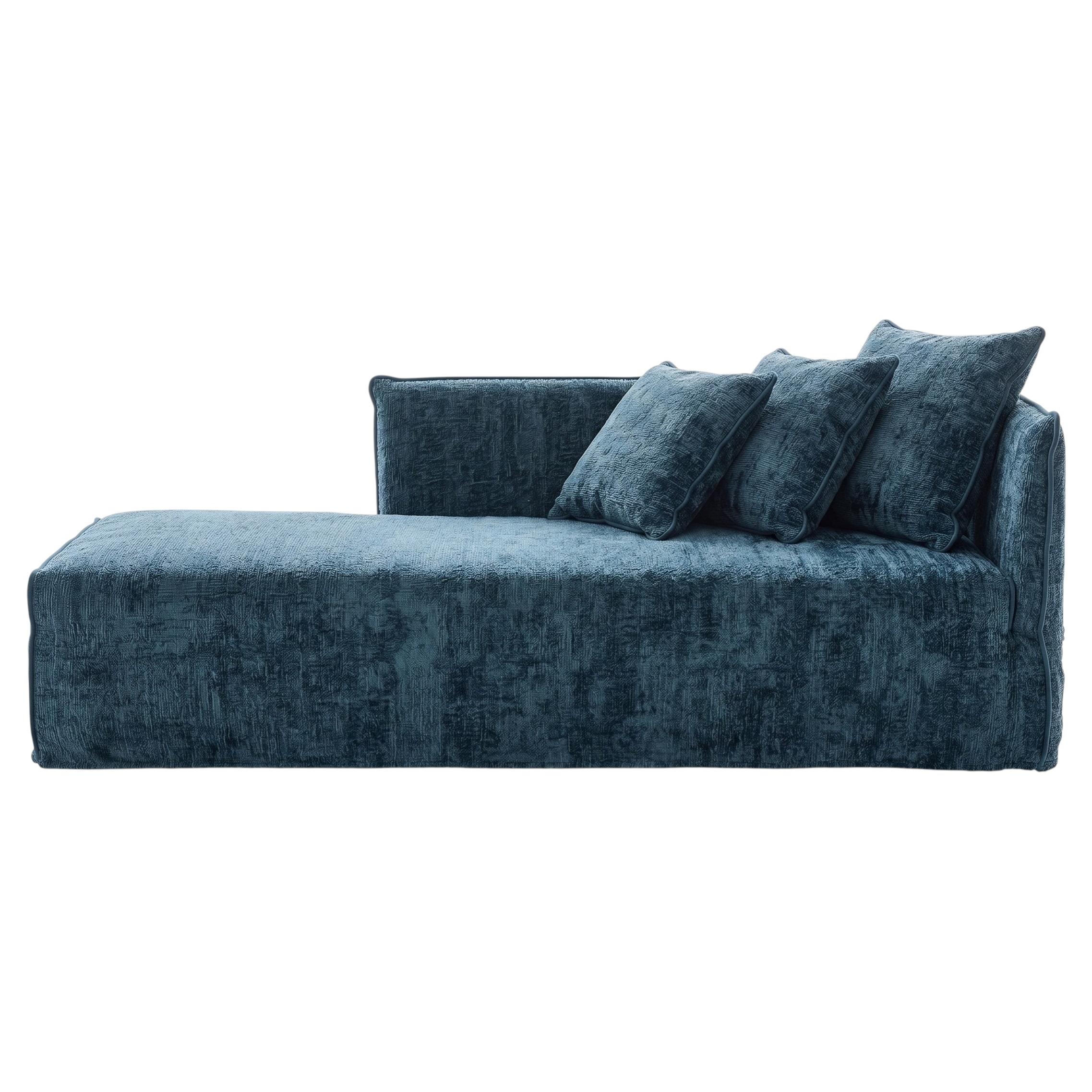 Gervasoni Ghost 30 R – Modular Sofa / Dormeuse (Right Armrest) - Poseidone