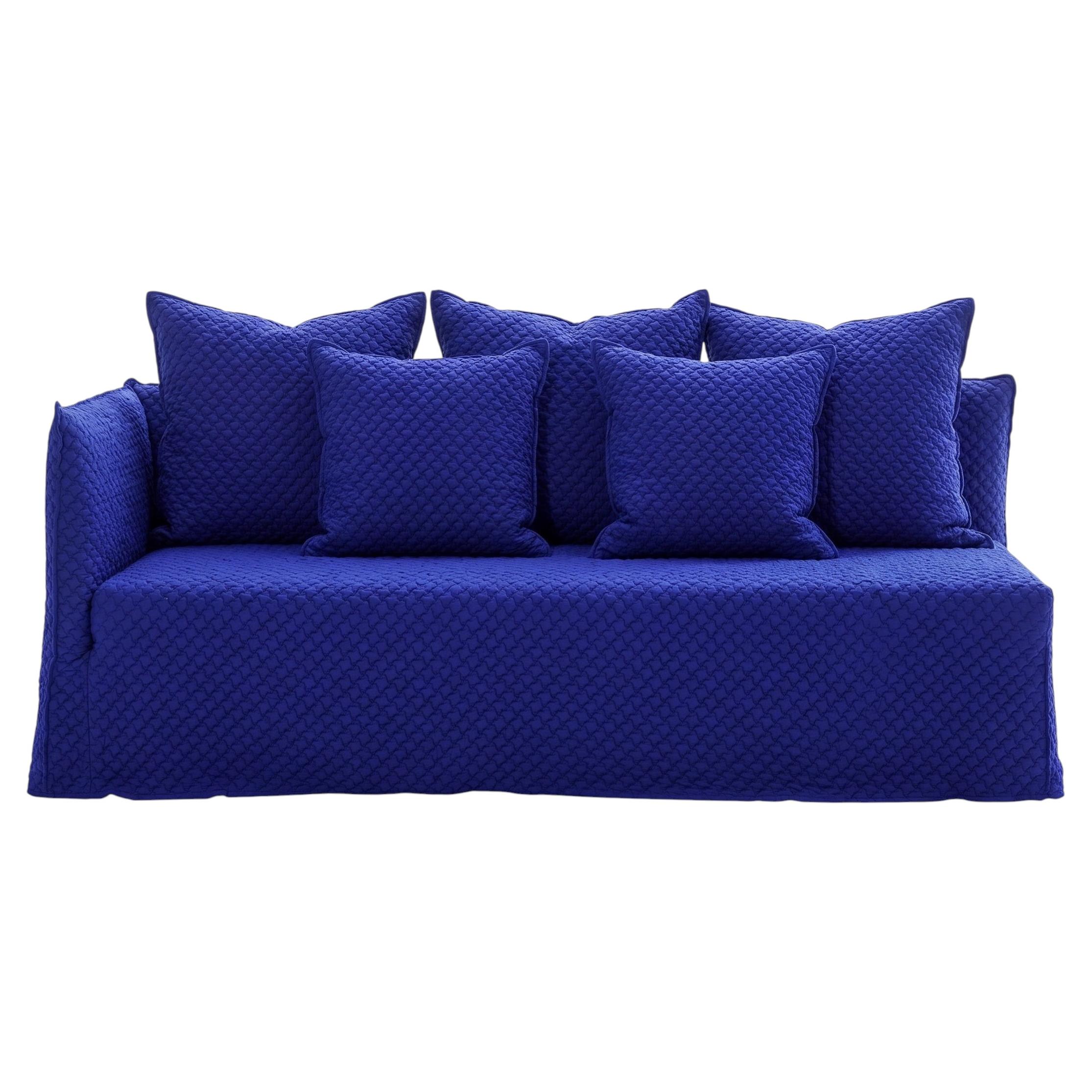 Gervasoni Ghost 31 L – Modular Sofa (Left Armrest) -  3D blu