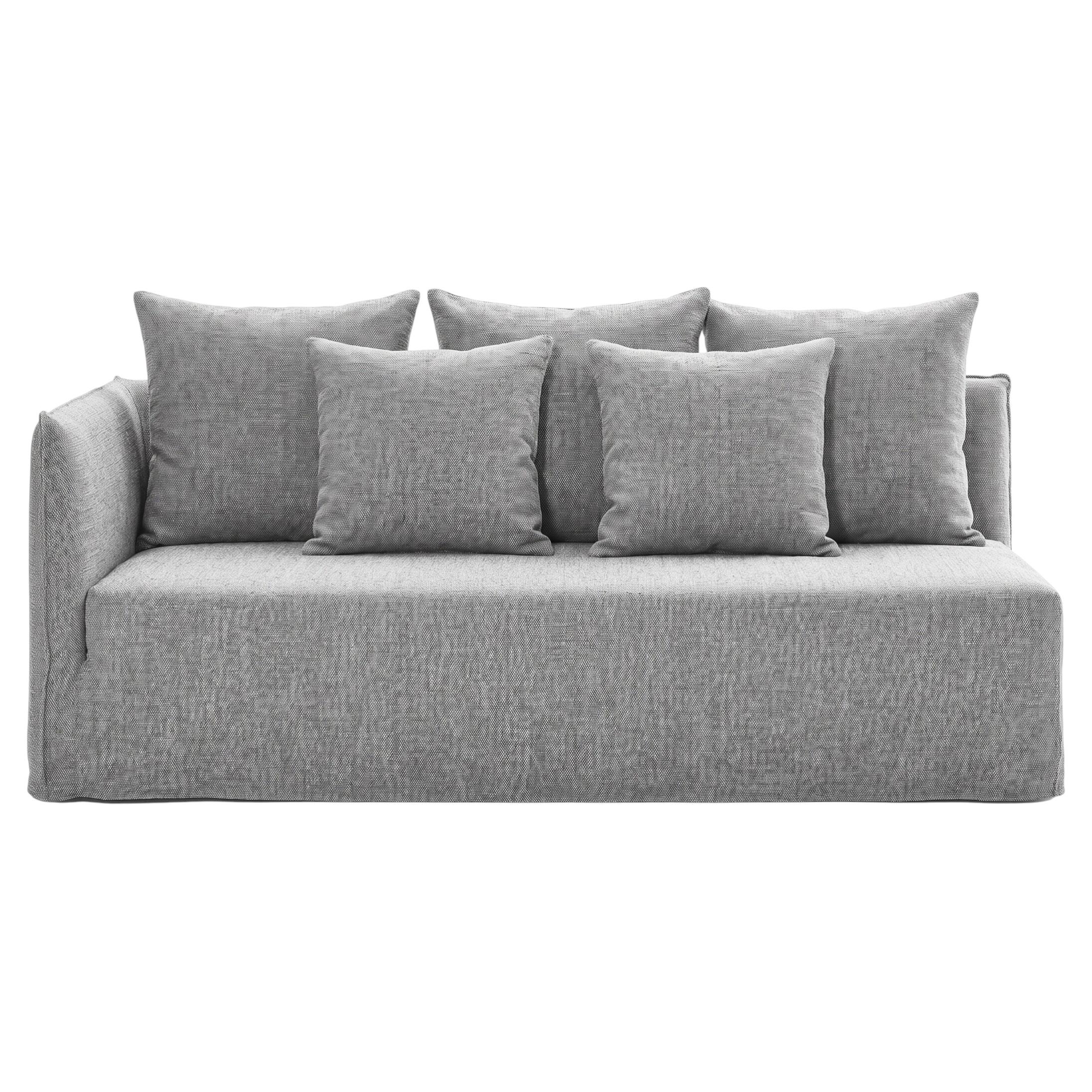Gervasoni Ghost 31 L - Canapé modulable (accoudoir gauche) - Heron