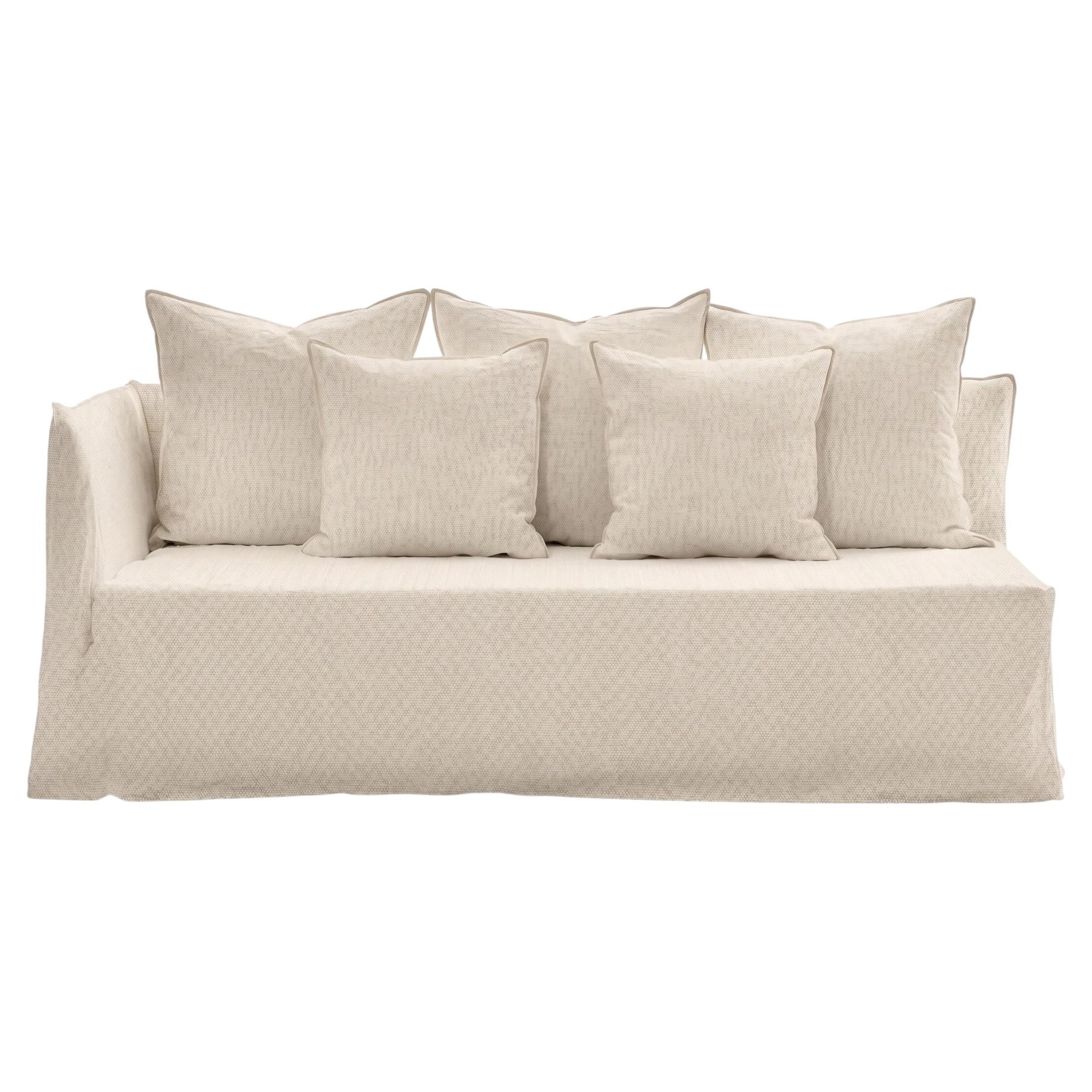 Gervasoni Ghost 31 L – Modular Sofa (Left Armrest) - Stone