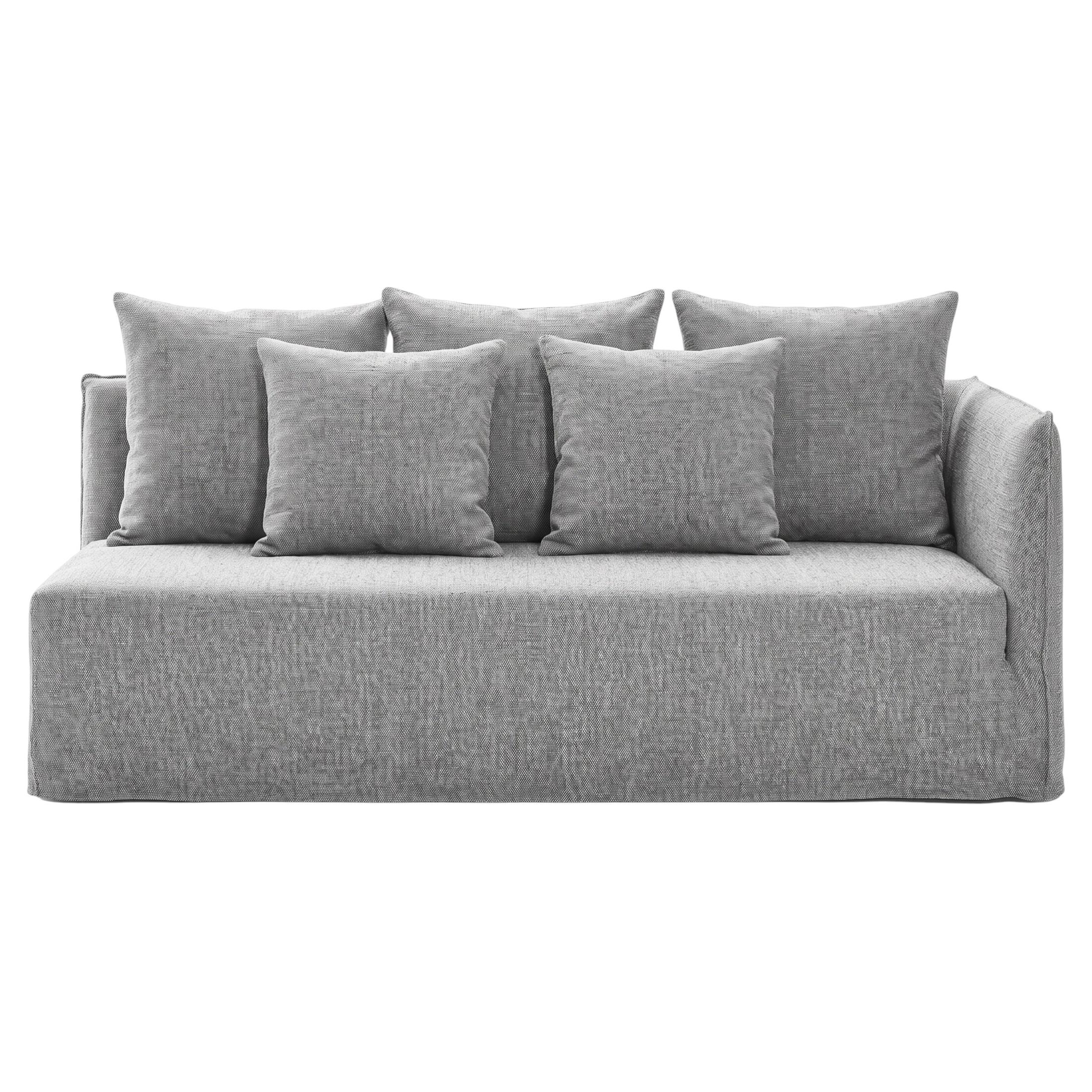 Gervasoni Ghost 31 R - Canapé modulable (accoudoir droit) - Heron en vente