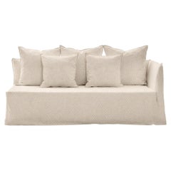 Gervasoni Ghost 31 R – Modular Sofa (Right Armrest) - Stone