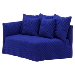 Gervasoni Ghost 35 L Elemento modulare terminale curvo (bracciolo sinistro) 3D blu