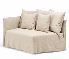 Gervasoni Ghost 35 L – Curved Terminal Modular Element (Left Armrest) - Stone