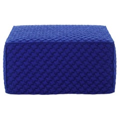 Gervasoni Ghost 36 P – Modular Square Pouf - 3D blu