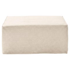 Gervasoni Ghost 36 P – Modular Square Pouf - Stone